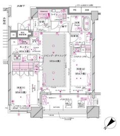 オーパスレジデンス銀座イースト 205 間取り図