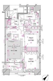 オーパスレジデンス銀座イースト 601 間取り図