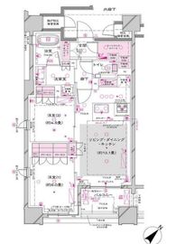 オーパスレジデンス銀座イースト 403 間取り図