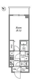 ルネサンスコート新宿余丁町 205 間取り図