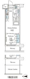 ウエリスアーバン中野坂上 219 間取り図