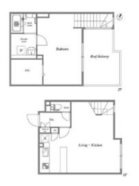 パセオ武蔵小山2 404 間取り図