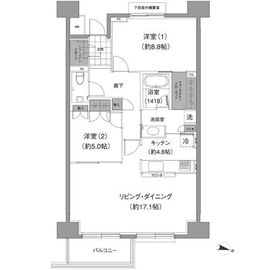 アビティ目黒 614 間取り図