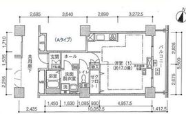 ジェイタワー西大井 16階 間取り図