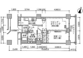 ジェイタワー西大井 8階 間取り図