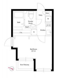 パセオ武蔵小山2 302 間取り図