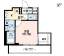 プレール・ドゥーク門前仲町3 7階 間取り図