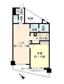 ヒューリック目黒三田 506 間取り図