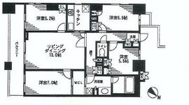 レジディア日本橋馬喰町 1601 間取り図