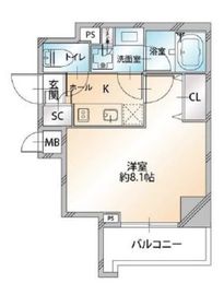 コンシェリア南麻布プラチナムスクエア 7階 間取り図