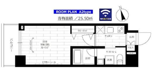 ステージグランデ上野 302 間取り図