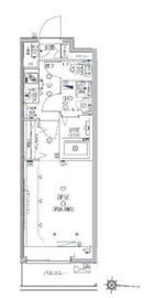 クレイシア菊川 6階 間取り図