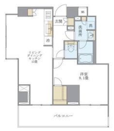 アパートメンツ南麻布2 503 間取り図