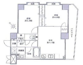 フェニックス武蔵小山 9階 間取り図