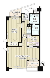 クラッサ初台 1001 間取り図
