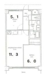 ソサエティ清澄白河 402 間取り図