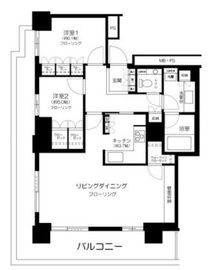 ブリリアタワー大崎 20階 間取り図