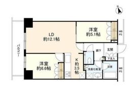 ザ・パークハウス新宿タワー 9階 間取り図