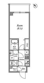 ルネサンスコート新宿余丁町 406 間取り図