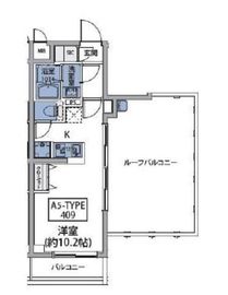 ルネサンスコート新宿余丁町 409 間取り図