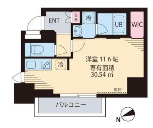 K-CREST 401 間取り図