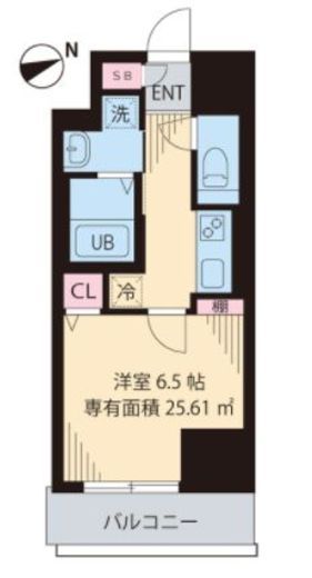 K-CREST 303 間取り図