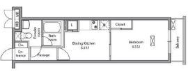 レジディア入谷 402 間取り図