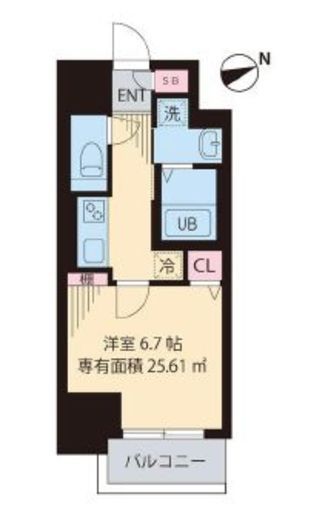 K-CREST 402 間取り図