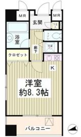 六本木プレイス 303 間取り図