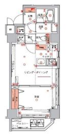 ハーモニーレジデンス浅草 3階 間取り図