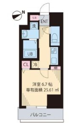 K-CREST 603 間取り図