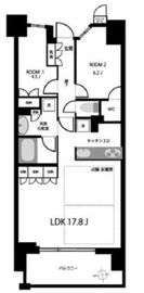 プラウド文京関口 12階 間取り図