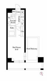 グランパセオ新大塚 1202 間取り図