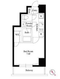 グランパセオ巣鴨2 202 間取り図