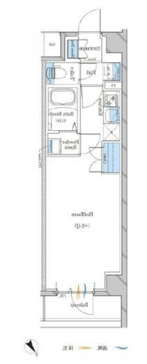 ガリシア下丸子リバーサイド 3階 間取り図
