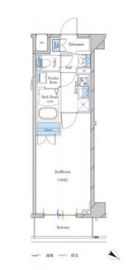 ガリシア下丸子リバーサイド 402 間取り図