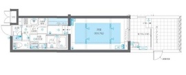 ZOOM広尾 1階 間取り図