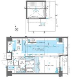 ZOOM広尾 6階 間取り図