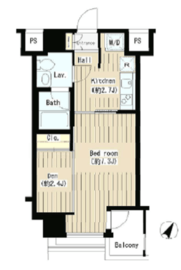 ホワイトフロント 403 間取り図