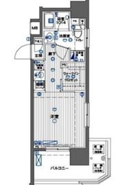 ル・リオン豊洲ウォーターフロント 7階 間取り図