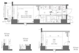 ZOOM月島 2階 間取り図