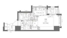 ZOOM月島 3階 間取り図