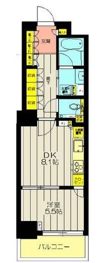 パークハウス文京関口 9階 間取り図