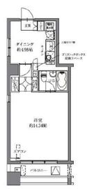 HF八丁堀レジデンス2 802 間取り図
