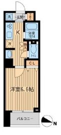 KDXレジデンス幡ヶ谷 1203 間取り図