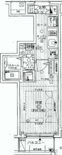 エステムプラザ愛宕虎ノ門レジデンス 802 間取り図