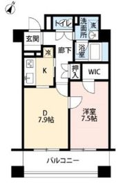 クレール中野 405 間取り図