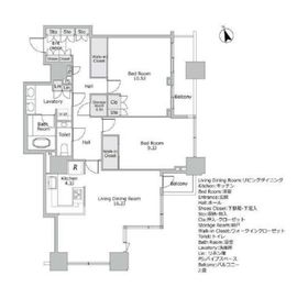 シティタワー高輪 20階 間取り図