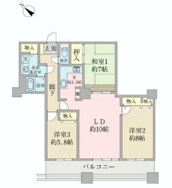 晴海ビュータワー（晴海アイランドトリトンスクエアビュータワー） 42階 間取り図