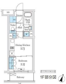 コスモグラシア学芸大学 103 間取り図